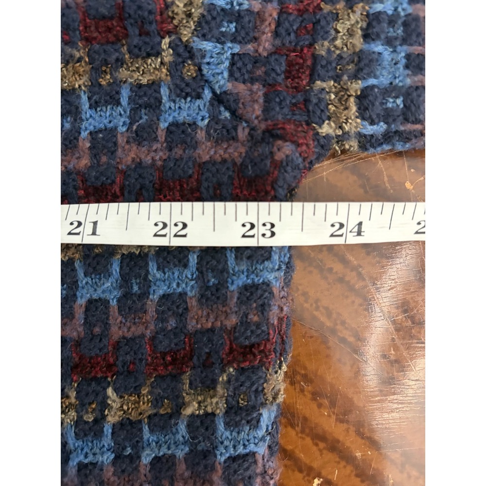 Collezioni Wool Blend Sweater Mens L Chunky Fisherman Grunge Grandpa Cobain Y2K - Picture 6 of 7